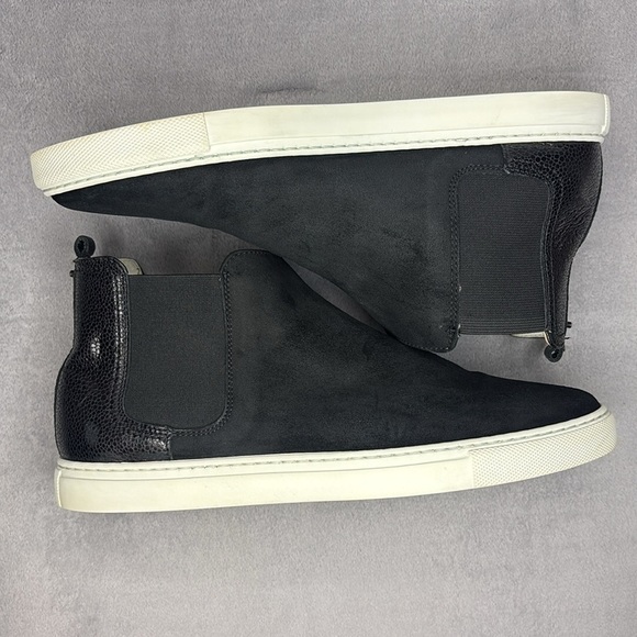 Lanvin Black Suede Chelsea Sneaker Boots 41 EU 8 US Made in Italy main image 8